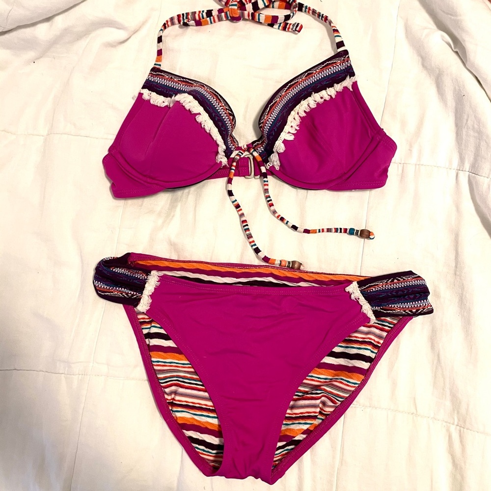 Lucky Brand Aztec Bikini